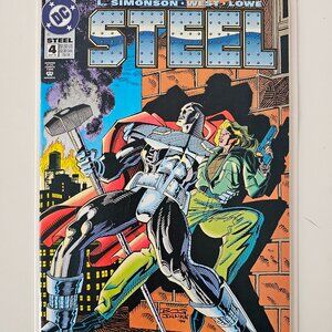 STEEL #4 May 1994 DC Comics by L. Simonson, West & Lowe VF/NM
